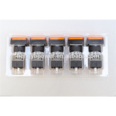 AH164-TLO11E3 FUJI Orange Color Pushbuttons Dia.16 with LED Lamp 24VDC