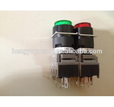 AH164-LR22E3 FUJI push button switch with LED lamp 24vdc