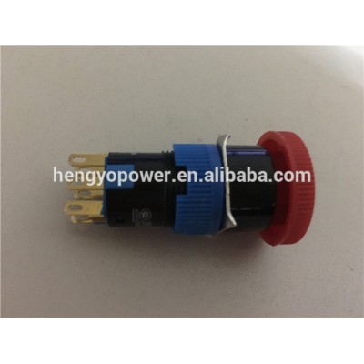 HBS1-AY-22TS Emergency Stop Pushbuttons Dia.16mm